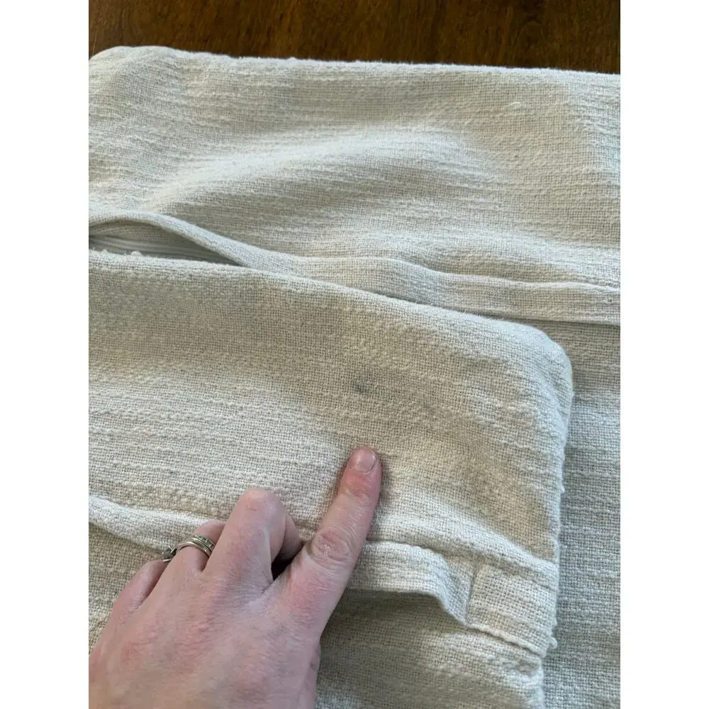IKEA Golstarr Boho Textured Cushion Pillow Cover Natural Cream Set of 2